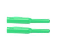 Yinhing 2Pcs Carpenter Pencil Covers with Nose for Deep Hole Woodworking Marker Clips Ideal for Marking On Wood and Other Surfaces Professional Quality Color (Green)