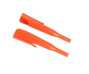 Yinhing 2Pcs Carpenter Pencil Covers with Nose for Deep Hole Woodworking Marker Clips Ideal for Marking On Wood and Other Surfaces Professional Quality Color (Orange) Pencil Holder