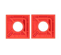 Yinhing 2Pcs Offset Ruler for Trim Marks Multifunctional Parallel Lines 45 Degree Cutting And Marking Tool for Crafting And Projects