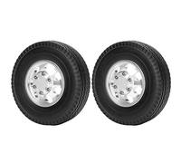 Yinhing 2Pcs RC Front Wheels With 7 Spokes Aluminum Alloy Hubs Designed for /14 Scale RC Cars High Performance Construction Enhanced Grip And Stability