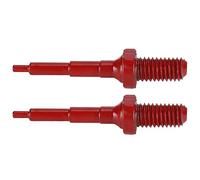 Yinhing 2Pcs Red Alloy Ear Tag Nail Tagger Clamp Pin Tool for Efficient Cattle and Sheep Marking Ideal for Lives Tock Identification and Management (Red alloy ear tag pin)