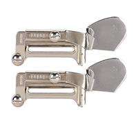 Yinhing 2Pcs Sewing Machine Lockstitch Hem Folder Binding Attachment A11 3/8 Inch for Precise Finishing Ideal for Crafting Quilting and Tailoring Projects (Stainless Steel)