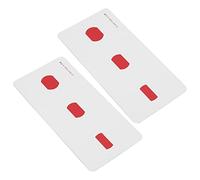 Yinhing 2Pcs Strabismus Cards for Amblyopia Training Enhance Visual Perception With Coated for Eye And Improvement Activitiesbarrel cards, barrel convergence cards, eye exercis