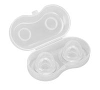 Yinhing 2Pcs Transparent Silicone Nipple Correc Tor Suckers for Breastfeeding Ideal for Pregnant Women Comfortable Nursing Aids Effective Nipple for Milk Enhancementnipple correcto