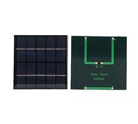 Yinhing .2W DIY Solar Panel Polysilicon Photovoltaic Charging Panel for 3.7V Battery High Efficiency Solar for DIY Projects