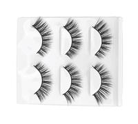 Yinhing 3 Pairs Magnetic False Eyelashes, Reusable Light 5D Eyelashes Windproof, with Fiber Material, for Deep Eyes Effect and Comfortable Wear