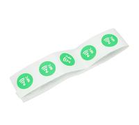 Yinhing 30Pcs NFC Stickers Compatible with TagMo and 504 Bytes Memory Fully Programmable Material Ideal for Gaming and Collectibles Red Color Design (Green)