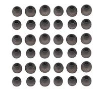 Yinhing 36 Pcs Silicone Earbud Tips Soft Lightweight Replacement Earplugs for 4.5mm to 6.0mm Earphones Ergonomic Noise Isolating Eartips for Comfortable Listening