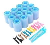 Yinhing 36Pcs Self Grip Hair Curler Rollers In Three Sizes Large Medium Small With Clips and Comb Set for Hair Types Including Thick Thin Short for Creating Beautiful Curls and Waves