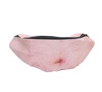 Yinhing 3D Dad Beer Belly Fanny Pack with Large Capacity Zipper Design PU Material Fun Waist Pocket Bag for Dads for Parties Festivals and Outdoor Activities