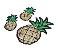 Yinhing 3Pcs Embroidered Fabric Patches Cute Sew Iron On Applique for Bags Clothes DIY Craft Decoration Versatile Embroidery Embellishments for Projectsiron on Patch