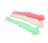 Yinhing 3PCS High Simulation in The Dark Squid Lures Soft Fishing Bait with Hollow Design for Saltwater/Freshwater 23cm/.06in (23cm)