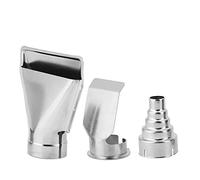 Yinhing 3PCS High Temperature Steel Nozzle Set Steel Nozzles for Hot Necked Flat Wide Flat Nozzle Ideal for Paint Scraping Wrinkle Removal Adhesive Removal