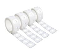 Yinhing 4 Boxes Reinforcement Labels PVC Hole Punch Reinforcement Labels for Office School and Home Use and Practical Organizational Solutions for Binding and Strengthening Documents