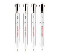Yinhing 4 In 1 Eyebrow Pen With Defining and Highlighting Features for Creating Brows Makeup Eyebrow Pencil Cosmetic Tool for Eye Looks (Medium)