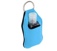 Yinhing 40 Pack Travel Bottles with Keychain 30ml Refillable Proof Flip Top PET Plastic for Hand Sanitizer Lotion Toiletries Camping Vacation Office (Blue)