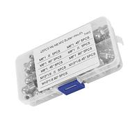 Yinhing 45pcs M6 M8 M10 Brass Zerk Grease Nipple Fitting Assortment Kit for Mechanical Lubrication Metal High Temperature Convenient to Use