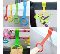 Yinhing 4PCS Bed And Playpen Pull Set Star Shine Standing Assist Rings for Infants Promotes Standing And Walking Skills And Comfortable Design for Little Ones (Assorted Color)