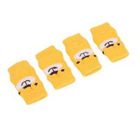 Yinhing 4pcs Cute Cartoon Dog Elbow Protector Joints Sleeve for Puppies Comfortable Wear Elastic Pet Elbow Support with No Fluorescent Agents (XL)