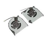 Yinhing 5 CPU Cooling Fan ABS Aluminum Alloy 4Pin Connector for Efficient GPU Cooling Easy Installation for AN515 43 AN515 54 Lightweight Replacement Part (CPU+GPU)