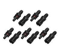 Yinhing 5 Sets Solar Branch Connectors with PPO Copper Male Female Header Board End Connectors for Solar Panels Reusable Lightweight Photovoltaic (PV-15BMC（1500V）)