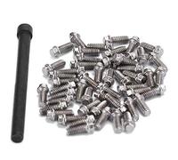Yinhing 50Pcs M2.5 RC Car Wheel Rims Hub Screws Premium Stainless Steel Fasteners for /10 Scale RC Crawler Vehicle and Lightweight Accessory for Enhanced Performance (M2)