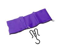 Yinhing 5Pcs Wig Storage Bag Transparent PVC Holder With Hangers for Home Use Large Size Stylish Design Ideal for Wigs Hairpieces and Extensions and Easy To for Salon and Use Organize Your (Purple)