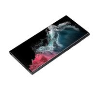 Yinhing 6.8In Replacement Display Digitizer for S22 5G SM S908B EU International Version With Frame and Fingerprint Sensor Matte Finish (Frosted Black)