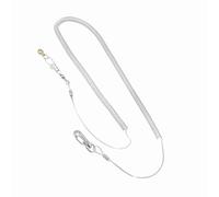 Yinhing 6m Bird Bite Flying Training Rope Leash Kits Made of Plastic with U Shackle Lightweight Portable Design Random Colors (6.5MM+6M flying rope)