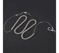 Yinhing 6m Bird Bite Flying Training Rope Leash Kits Made of Plastic with U Shackle Lightweight Portable Design Random Colors (8.5MM+6M flying rope)