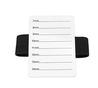 Yinhing 7 14mm Eyelash Extension Hand Plate with Wrist Strap Plastic Lash Holder for Beauty Artists Novices Convenient Eyelash Grafting Tool
