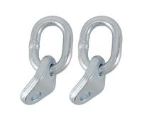 Yinhing 7100 Lifting Bracket Set, 4 Heavy Duty Engine Lift Brackets 5500 Lb Capacity, Made of Stainless Steel, with 3/8in Connecting Hole and 1/2in Diameter