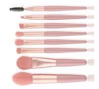 Yinhing 8 Pcs Makeup Brush Set Travel Friendly Soft Lightweight Eyeshadow Brushes for Professional and Use Ideal for Makeup Enthusiasts and On The Beauty Applications