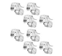 Yinhing 8 Pcs R11 Four Six Fingers Mobile Game Controller for PUBG Touch Response Sensitivity Ergonomic Design for Enhanced Gaming Performance (Silver)