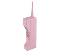 Yinhing 80s Cell Phone 80s Themed Phone 90s Retro Cellphone Model Vintage Old Fashioned Cellular Ornament Chinese Wind Props for Stage Performance and Home Decoration (Pink)