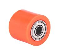 Yinhing 8mm Chain Roller Tensioner Pulley Wheel for Motorcycle Bike Enduro Hard Rubber and Iron Easy Installation Performance (Orange)