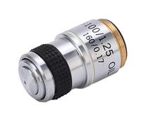 Yinhing Achromatic Microscope Objective Lens High Definition Biological High Magnification /0.65 Ideal for Laboratory Research Educational Use and Advanced Scientific Studies (S100/1.25 OIL)