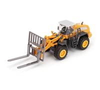 Yinhing Alloy Construction Vehicle Toy :55 Scale Transport Vehicles Playset for Kids Boys Featuring Forklift Dump Truck Excavator and Construction Accessories for Endless Fun and Imaginati (Forklift)