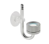 Yinhing Aluminium Alloy CO2 Diffuser for Aquarium Carbon Dioxide Atomiser with Suction Cup Precise Bubble Release Easy to Fish Equipment (Silver)