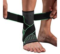 Yinhing Ankle Braces, Comfortable Breathable Double Pressure Ankle Support Brace with Crossed Reinforcement Straps, for Running Basketball Volleyball Soccer (S M)