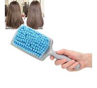 Yinhing Anti Static Water Absorption Hair Towel Comb Massage Brush Super Absorbent Fast Drying Comb For Wet Hair Volumizing And Scalp Massage Pink Blue 10.4x3.5in (Blue)