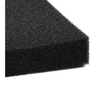 Yinhing Aquarium Filter Sponge Fish Biochemical Foam Pad 3 Sizes Black Filter Cotton for Saltwater with Durable Eco - Friendly Design High Water Permeability (50 * 50 * 5cm thick hole)