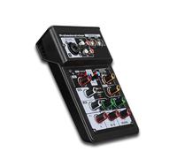 Yinhing Audio Mixer, Sound Mixer DJ Sound Board Console System DJ Audio Board for Recording, Live Streaming, Podcasting