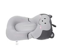 Yinhing Bath Floating Pillow Soft Safe Infant Bath Cushion with Support Grey Monkey Design Food Grade Foam Washable Comfortable for Newborn Toddler Time (Little Monkey Without Hook)