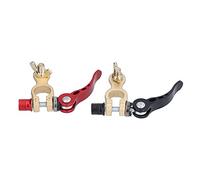 Yinhing Battery Terminal Arrow Storage Case Connector Set Premium Copper Aluminum Alloy Easy Connect Disconnect for Cars Trucks RVs Red Color Coding for Positive Negative Identification