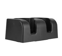 Yinhing Bench Cup Holder, Double Cup Holder Front Rear Bench Car Interior Organizer ABS Dual Cupholder Insert Drink Storage Center Console Organizer for Car, Black