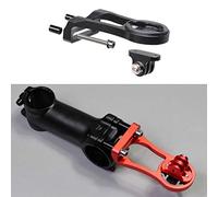 Yinhing Bike Computer Mount Holder for/Bryton/Aluminum Plastic Handlebar Adapter for Cycling Speedmeter (black)