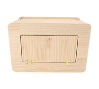 Yinhing Bird Box Wooden and Acrylic Parrots Nesting Box Parakeet Breeding Ideal Accessories for Small Birds and Feathered Friends Provides Safe and Comfortable Shelter