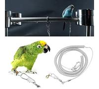 Yinhing Bird Leash 19.7Ft Ultra Light Flexible Portable Training Rope for Pet Birds And Parrots Prevents Biting And Tangling for Outdoor Flying And Exercise Activitiesbird leash