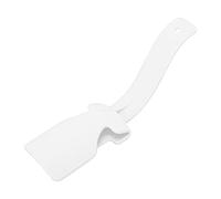 Yinhing Blue Ergonomic Shoe Horn for Adults Portable Shoe Helper for Elderly Curved Design for Easy Wearing Lightweight Compact Travel Accessory (White)